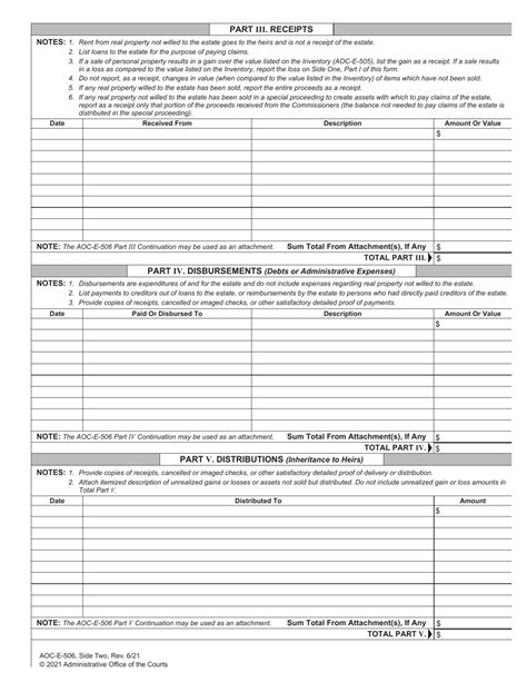 Form Aoc E 506 Fill Out Sign Online And Download Fillable Pdf North