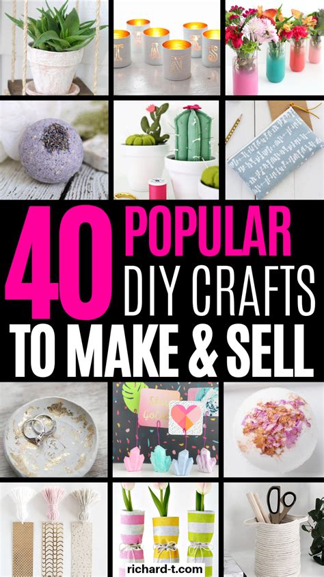 40 Diy Crafts To Make And Sell For Money Crafts To Make Money Making