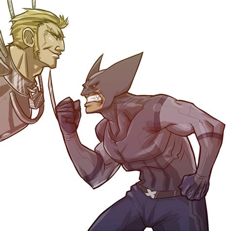 Wolverine And Sabretooth By Antzvu On Deviantart