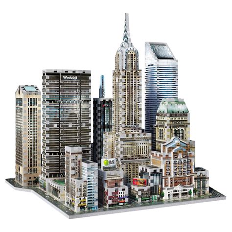 Now you can with wrebbit 3d puzzles! Wrebbit 2010 New York Midtown East 3D Puzzle 875pc (With ...