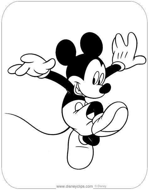 Misc Mickey Mouse Coloring Pages Disneyclips Com