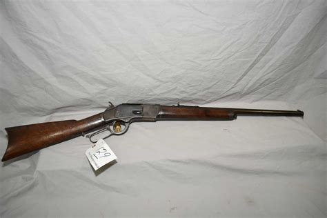 Winchester Model 1873 44 Wcf Cal Lever Action Rifle W 22 Heavy Rnd