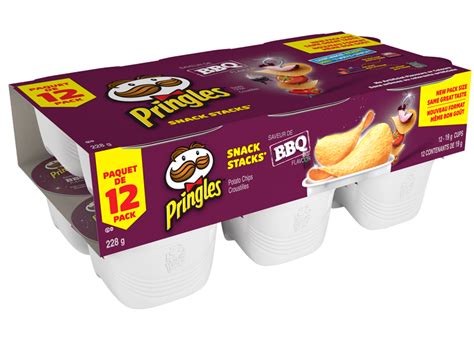 Croustilles Pringles Snack Stacks Saveur De Bbq