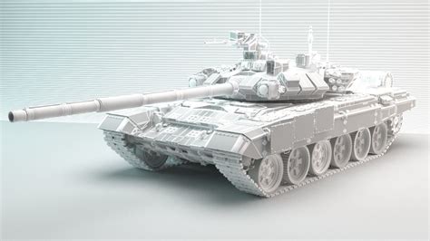 T90a Russian Tank 3d Print Model Cgtrader