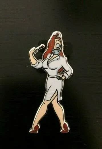 Disney Jessica Rabbit Pin Nurse Jessica Mask Fantasy Pin Roger Rabbit