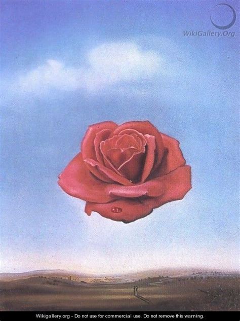 Meditative Rose Salvador Dali 1958 Surrealism Salvador Dali