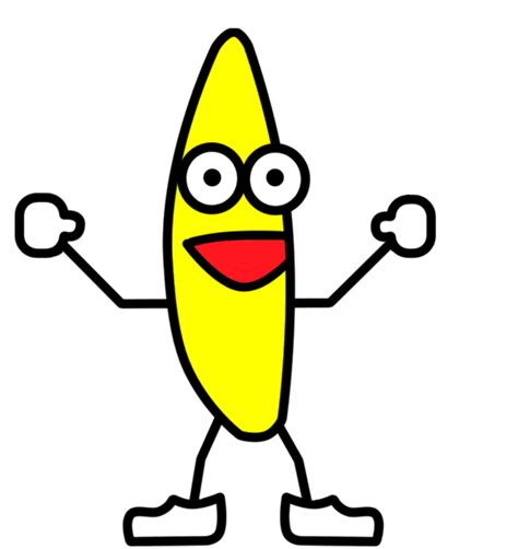 Excited Dancing Banana Gif Animation