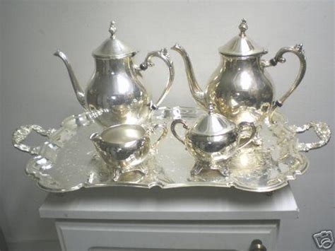 A Leonard Silver Plate 5 Piece Teacoffee Serving Set 20888407