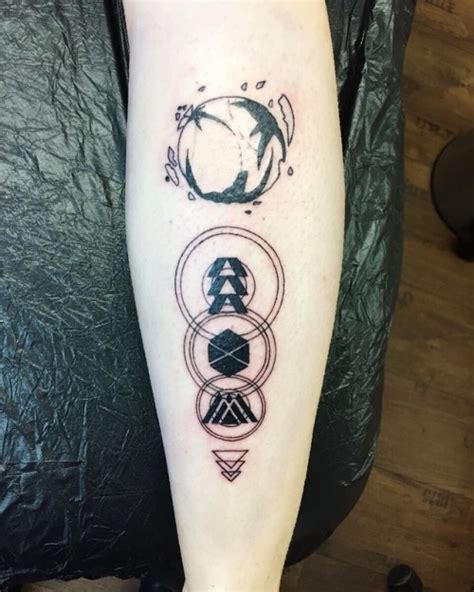 Year 3 is almost over, but destiny 2 waits for us after that. destiny tattoo | Tumblr