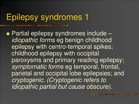 Ppt Epilepsy Powerpoint Presentation Free Download Id180447