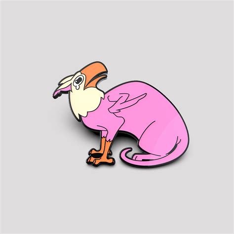 Naked Griffin Pin Funny Cute Nerdy Pins Teeturtle