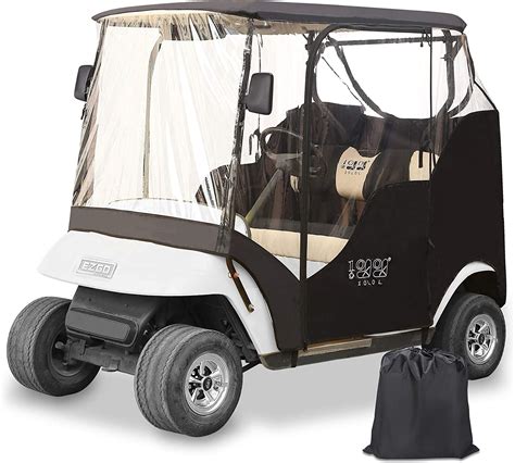 10l0l Golf Cart Enclosure 2 Passenger For Ezgo Txtwaterproof Portable