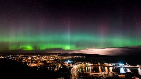 Spectacular Northern Lights Illuminate Sky Over Uk Bbc News