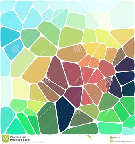 Abstract Vector Mosaic Colorful Background Stock Vector Illustration