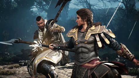 Kassandra Vs Eivor Fight Scene Assassins Creed Valhalla Kassandra