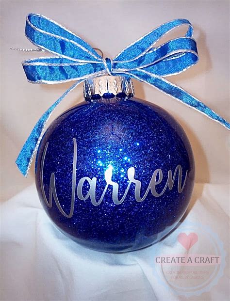 Personalised Glitter Bauble