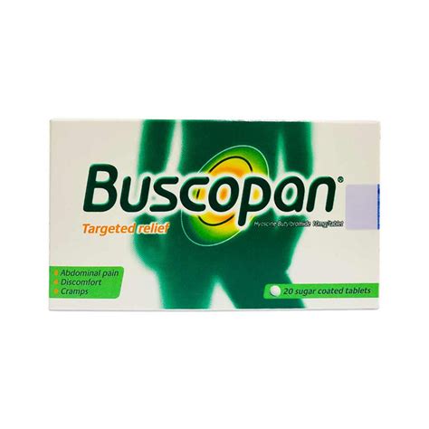 Buscopan 10mg Tablets 20s View Usage Side Effects Price And