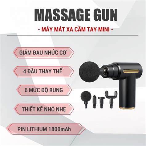Súng Massage Cầm Tay Fujisuma Massage Gun Kh 720 Tại Thanh Hóa GiẢm 50 Gymhome Group