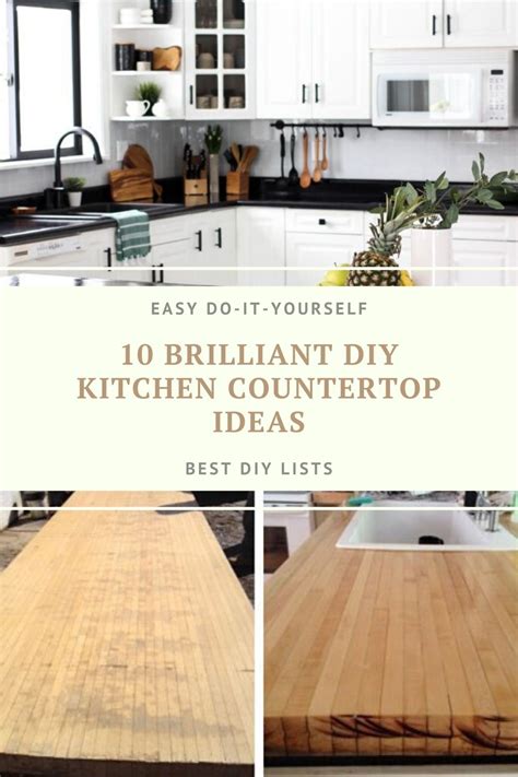 Diy Kitchen Countertop Ideas Diy Kitchen Kitchen Cabinet Remodel