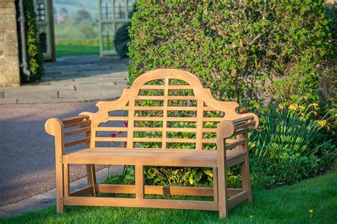 Lutyens Teak Garden Bench Two Seat Ebay