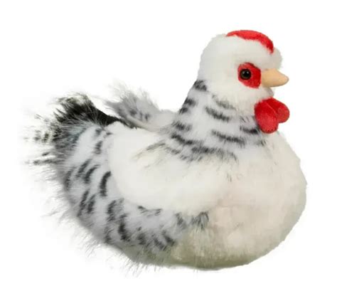Salty The Plush White Chicken Hen Stuffed Animal Douglas Cuddle Toys