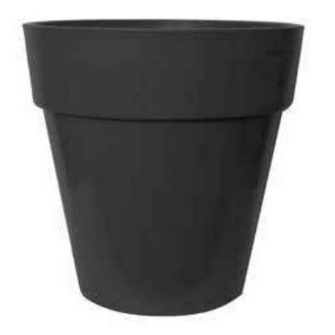The classic terracotta pot will fit perfectly in almost any outdoor space. 2 x 36L BLACK Large Plant Pots Outdoor Garden ROUND Tall ...