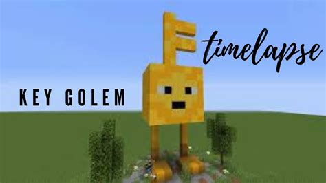 Building The Key Golem From Minecraft Dungeons Timelapse Youtube