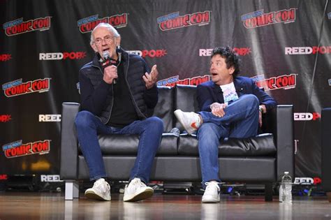 Michael J Fox And Christopher Lloyd Reunion Delights ‘back To The