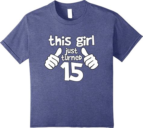 This Girl Is 15 Years Old Birthday T Shirt Clothing