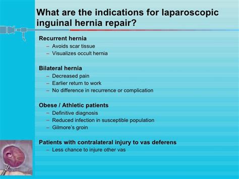 Indications For Hernia Repair Causes Of Postoperative Pain Following