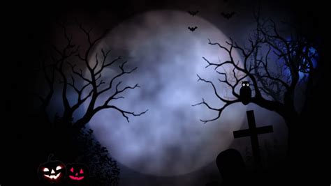 Animated Stylish Background Useful For Halloweenspooky Scary Haunted