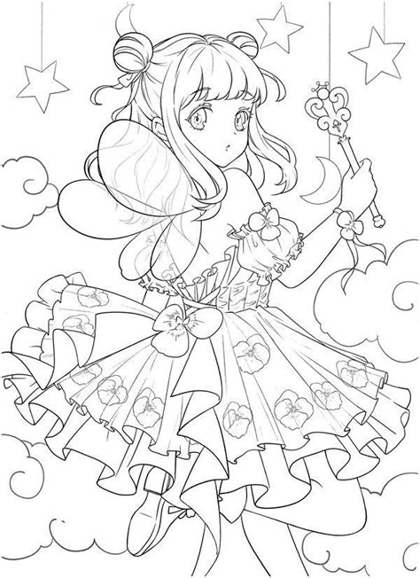 Download Tatacat Flower Fairy Dress Coloring Book Pdf Printable Hd