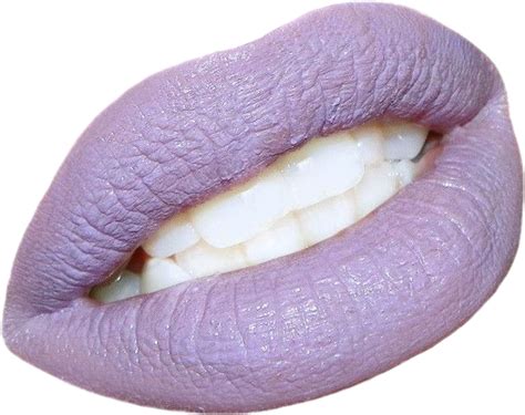 Purple Lips Lipstick Polyvore Png Sticker By Macmeatball