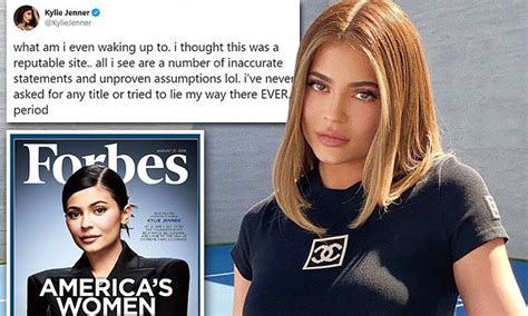 Kylie Jenner Slams Forbes Claims She Faked Billionaire Status