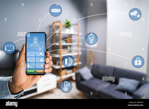 Smart Home Automation Technology House Iot Tech Stock Photo Alamy