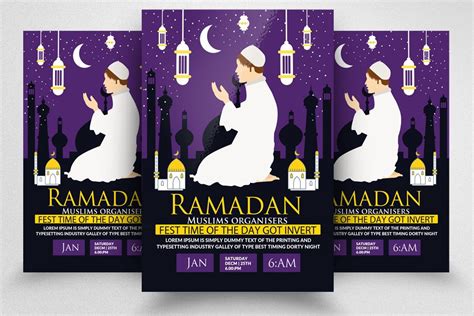 Ramadan Mubarak Flyer Template Creative Daddy
