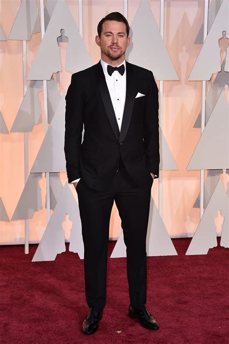 Channing Tatum Wears Dolce And Gabbana On Oscars 2015 Red Carpet