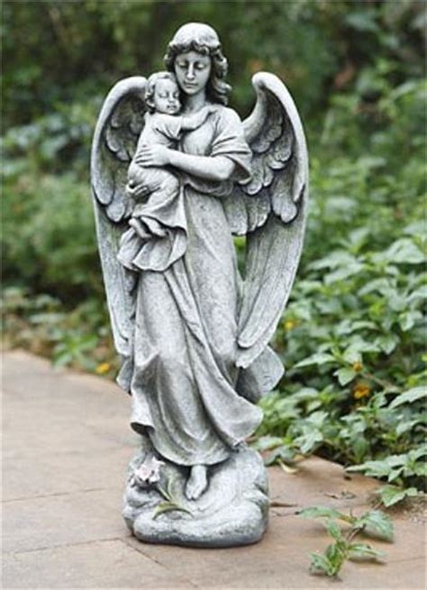 Large Garden Angel In Prayer Statue