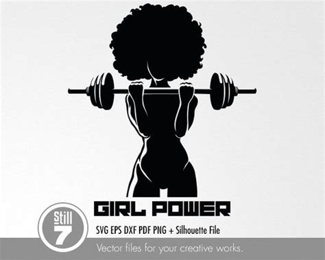 Black Woman Svg Fitness Girl Svg Afro Woman Svg Svg Etsy In 2021