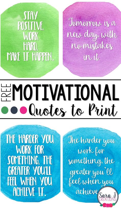 Explore our collection of motivational and famous quotes by authors you know and love. More Printable Quotes to Keep You Going | Sara J Creations