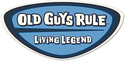 Old Guys Rule Sticker For Men Legend Badge Cool Wall Decal For Car Laptop 5