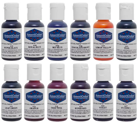It's not always easy to know where to buy powdered food coloring that will provide the quality you're looking for, but you're sure to find some of the best food coloring powder online at. Food Coloring AmeriColor Student Kit, 12 .75 Ounce Bottles ...