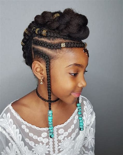 This style is great for little girls because they like to have cool images put into their hair. 15 Best Hairstyles for 10 Year Old Black Girls - Child Insider