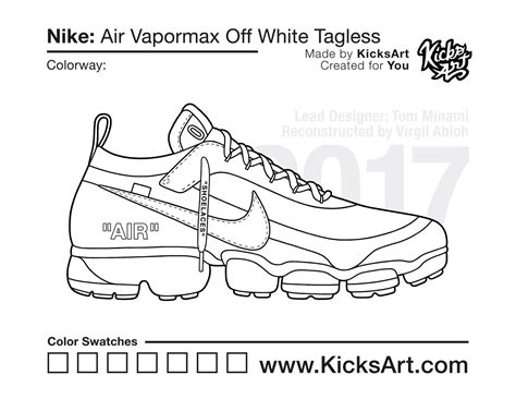 nike air vapormax  white sneaker coloring pages   kicksart