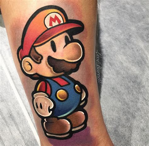 Super Mario Best Tattoo Design Ideas