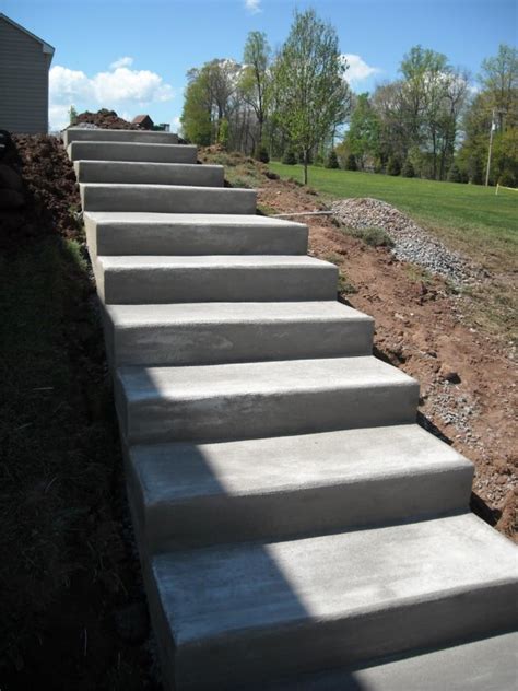 Concrete Stairs In A Private House Staircase Design