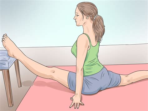 3 ways to do the splits in a week or less wikihow how to do splits fitness yoga poses