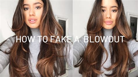 How To Get A Gorgeous Voluminous Blow Out Without Using A Blow Dryer Youtube