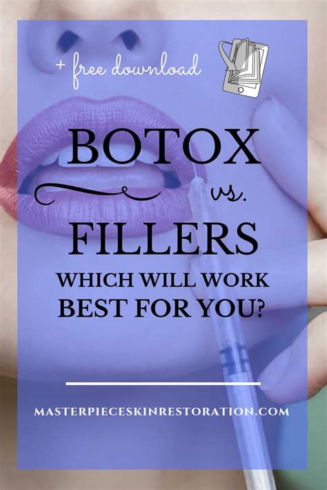 Botox Vs Fillers Which Is Best For You Free Infographic