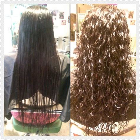 Before And After Spiral Perm And Haircut Done By Kim